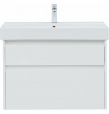 Тумба под раковину Aquanet Nova Lite 85 249936 подвесная Белый глянец