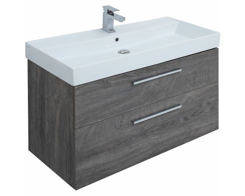 Тумба под раковину Aquanet Nova 100 249923 подвесная Дуб рошелье