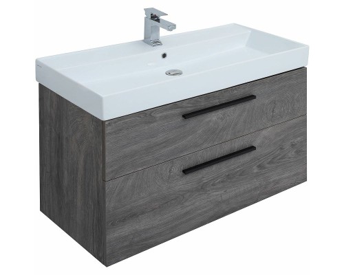 Тумба под раковину Aquanet Nova 100 249923 подвесная Дуб рошелье