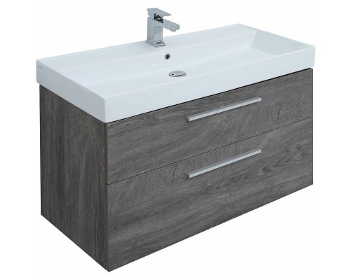 Тумба под раковину Aquanet Nova 100 249923 подвесная Дуб рошелье