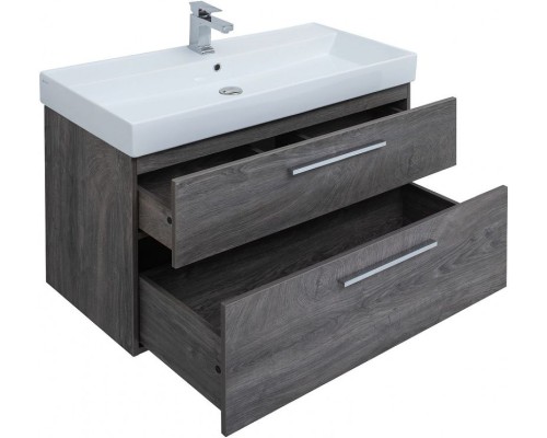 Тумба под раковину Aquanet Nova 100 249923 подвесная Дуб рошелье