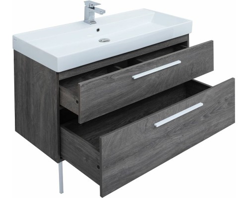 Тумба под раковину Aquanet Nova 100 249923 подвесная Дуб рошелье