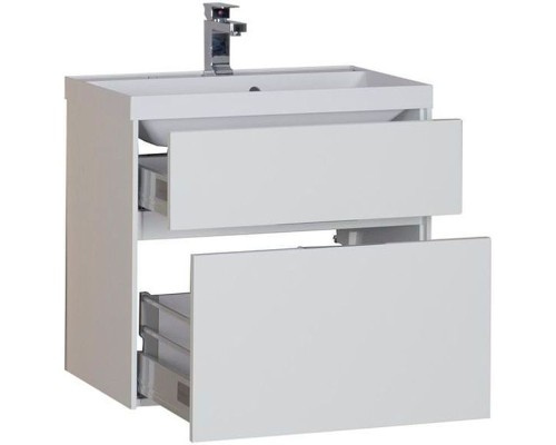 Тумба с раковиной Aquanet Латина 70 212835 подвесная Белая