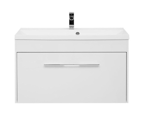 Тумба с раковиной Aquanet Августа 100 287687 подвесная Белая