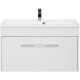Тумба с раковиной Aquanet Августа 100 287687 подвесная Белая