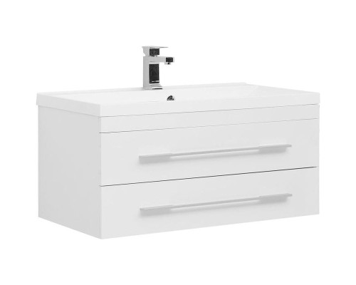 Тумба с раковиной Aquanet Нота 90 287708 подвесная Белая