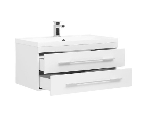 Тумба с раковиной Aquanet Нота 90 287708 подвесная Белая