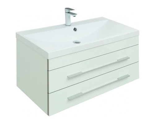 Тумба с раковиной Aquanet Верона 90 287675 подвесная Белая