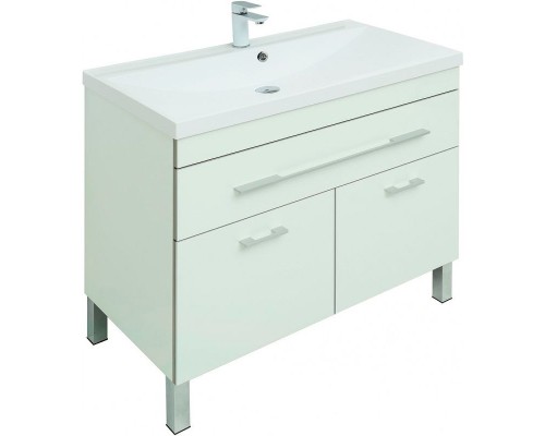 Тумба с раковиной Aquanet Верона 90 287673 Белая