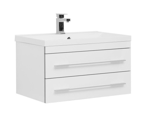 Тумба с раковиной Aquanet Верона 75 287672 подвесная Белая