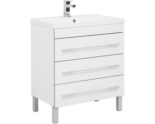 Тумба с раковиной Aquanet Верона 75 287671 Белая