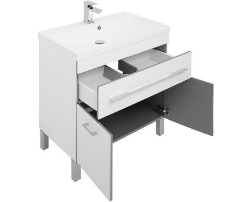 Тумба с раковиной Aquanet Верона 75 287670 Белая