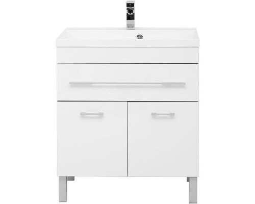 Тумба с раковиной Aquanet Верона 75 287670 Белая