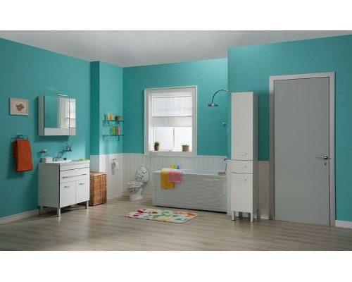 Тумба с раковиной Aquanet Верона 75 287670 Белая