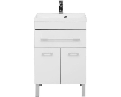 Тумба с раковиной Aquanet Верона 58 287667 Белая