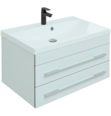 Тумба с раковиной Aquanet Верона 75 287645 подвесная Белая матовая