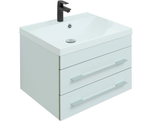 Тумба с раковиной Aquanet Верона 58 287643 подвесная Белая матовая