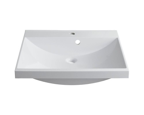 Тумба с раковиной Aquanet Верона 58 287643 подвесная Белая матовая