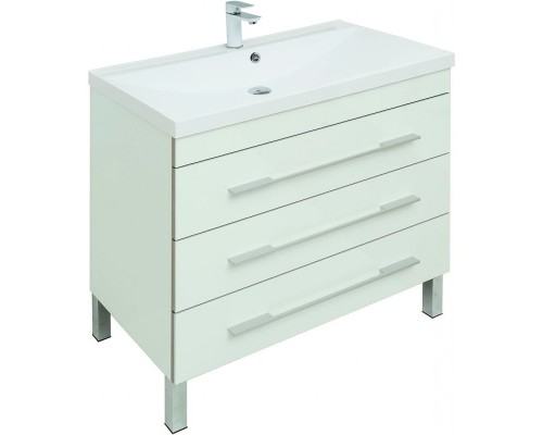 Тумба с раковиной Aquanet Верона 90 287674 Белая