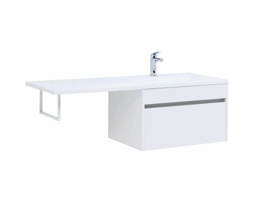 Тумба с раковиной Aquanet Токио 130 R 239218 подвесная Белая