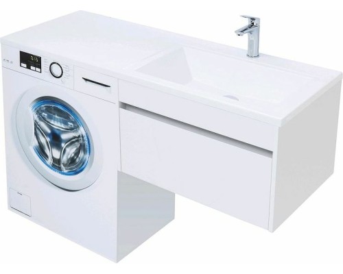 Тумба с раковиной Aquanet Токио 130 R 239218 подвесная Белая