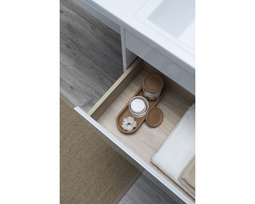 Тумба с раковиной Aquanet Токио 130 R 239218 подвесная Белая