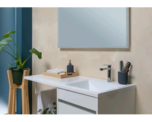 Тумба с раковиной Aquanet Токио 130 R 239218 подвесная Белая