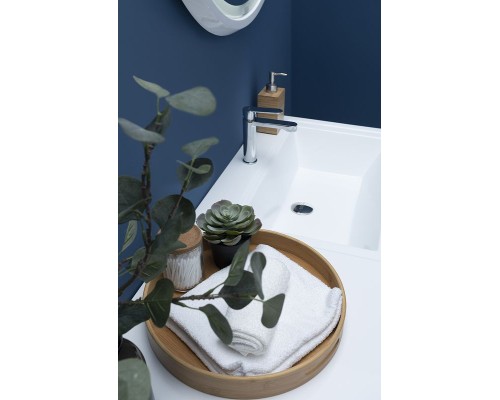 Тумба с раковиной Aquanet Токио 130 R 239218 подвесная Белая