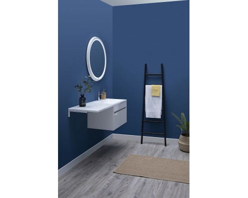 Тумба с раковиной Aquanet Токио 130 R 239218 подвесная Белая