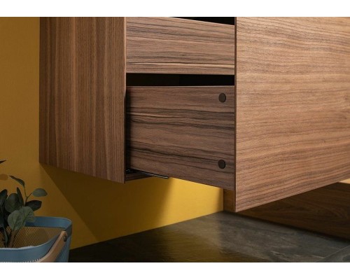 Тумба с раковиной Aquanet Нью-Йорк 60 213934 подвесная Орех