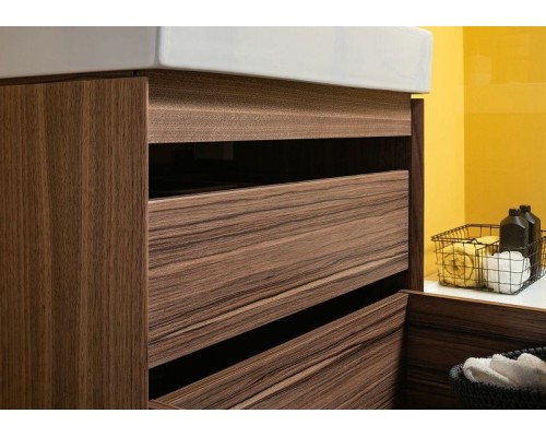 Тумба с раковиной Aquanet Нью-Йорк 60 213934 подвесная Орех