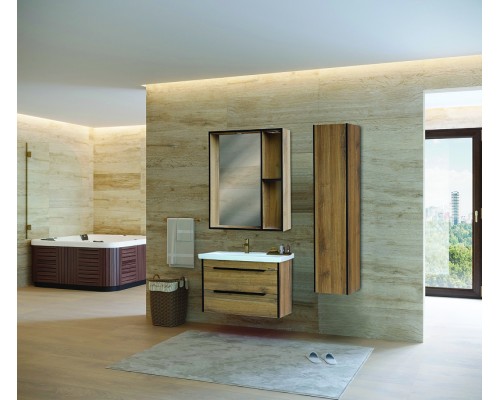 Тумба под раковину Bellezza Бруно 70 4632211270499 подвесная Табакко