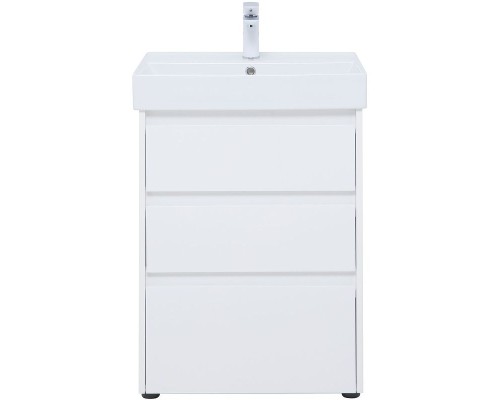 Тумба под раковину Aquanet Nova Lite 60 302469 Белый глянец