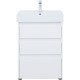 Тумба под раковину Aquanet Nova Lite 60 302469 Белый глянец