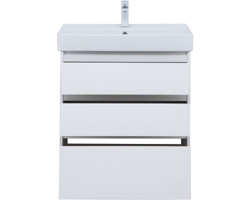 Тумба под раковину Aquanet Nova Lite 75 302472 Белый глянец
