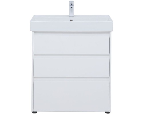 Тумба под раковину Aquanet Nova Lite 75 302472 Белый глянец