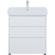Тумба под раковину Aquanet Nova Lite 75 302472 Белый глянец