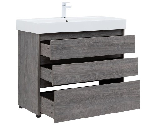 Тумба под раковину Aquanet Nova Lite 100 302479 Дуб рошелье