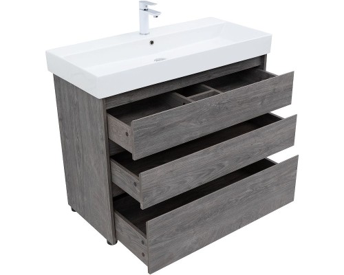 Тумба под раковину Aquanet Nova Lite 100 302479 Дуб рошелье