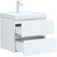 Тумба под раковину Aquanet Беркли 50 302347 подвесная Белый глянец
