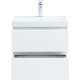 Тумба под раковину Aquanet Беркли 50 302347 подвесная Белый глянец
