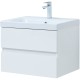 Тумба под раковину Aquanet Беркли 60 302349 подвесная Белый глянец