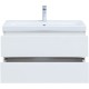 Тумба под раковину Aquanet Беркли 80 302351 подвесная Белый глянец