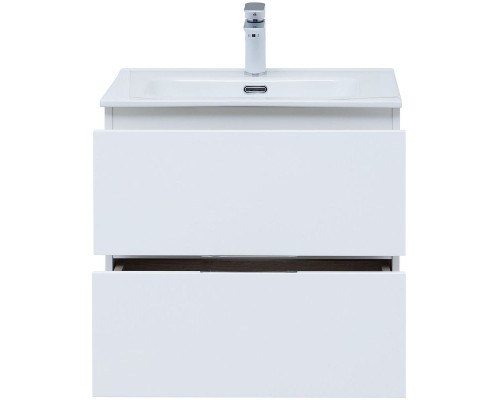 Тумба под раковину Aquanet Алвита New 60 277510 подвесная Белая матовая