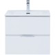 Тумба под раковину Aquanet Алвита New 60 277510 подвесная Белая матовая