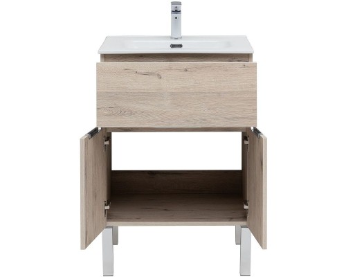 Тумба под раковину Aquanet Алвита New 60 277549 Дуб веллингтон белый