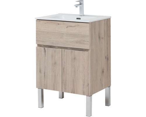 Тумба под раковину Aquanet Алвита New 60 277549 Дуб веллингтон белый