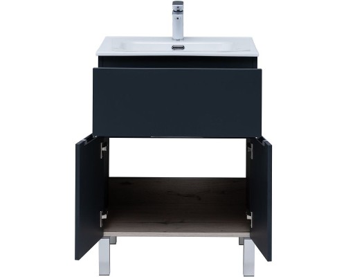 Тумба под раковину Aquanet Алвита New 60 277547 Антрацит