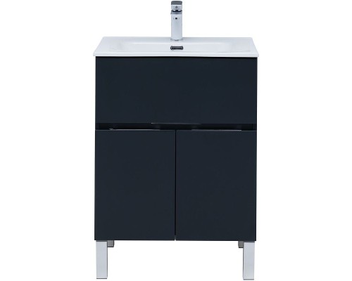 Тумба под раковину Aquanet Алвита New 60 277547 Антрацит