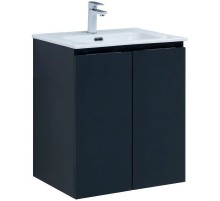 Тумба под раковину Aquanet Алвита New 60 277523 подвесная Антрацит